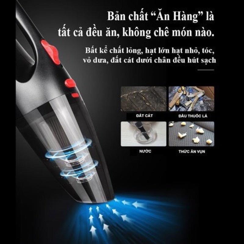 Máy hút hụi Ô tô - Máy hút bụi cầm tay mini công suất 120W