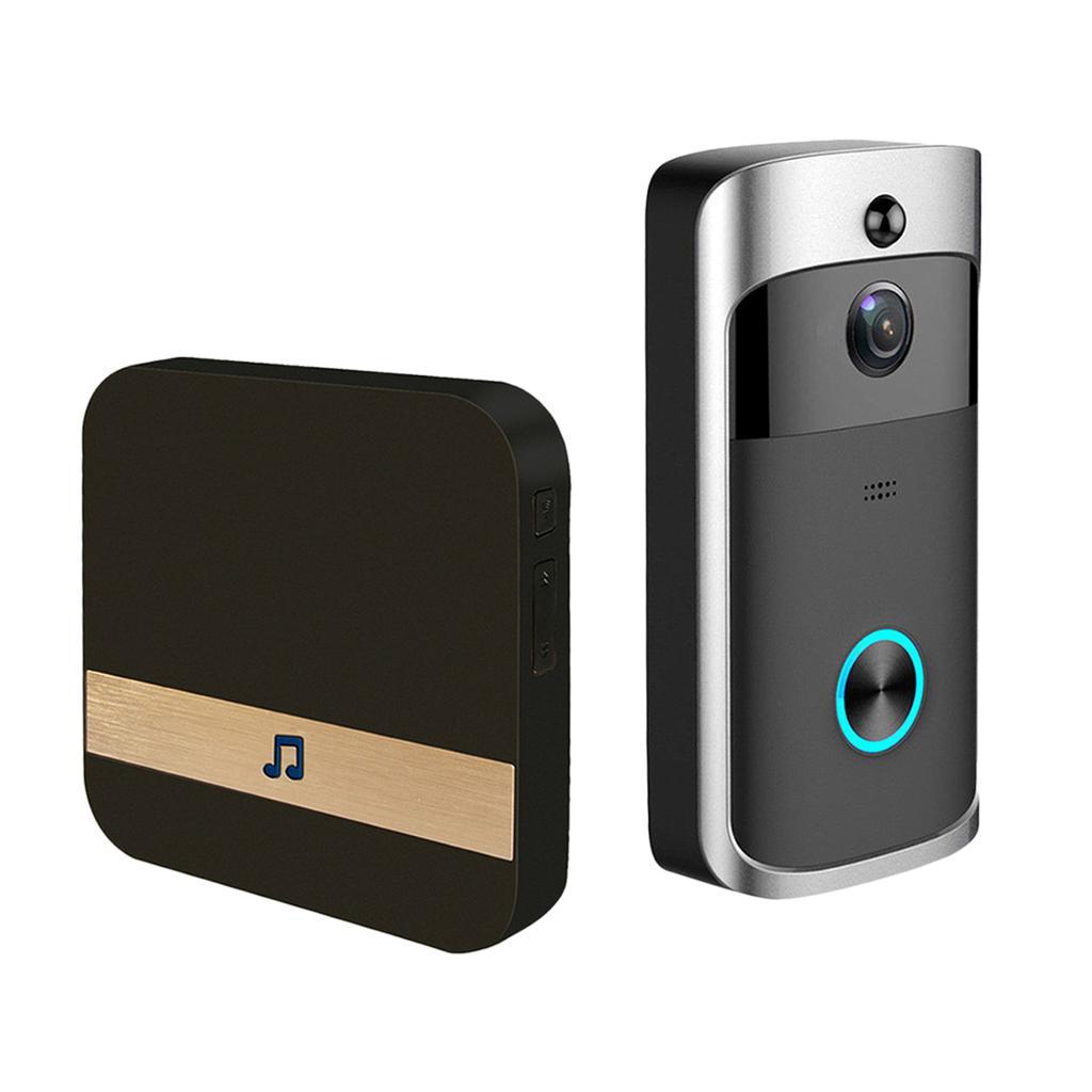 Wireless WiFi Video 2-Way Talk Chime Smart Camera 1080P