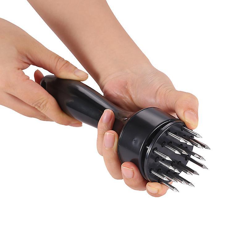 Kim làm mềm thịt có đầu xỏ khuyên, Dụng cụ làm mềm thịt, Búa bít tết thủ công cho dụng cụ nhà bếp chuyên nghiệp để làm mềm