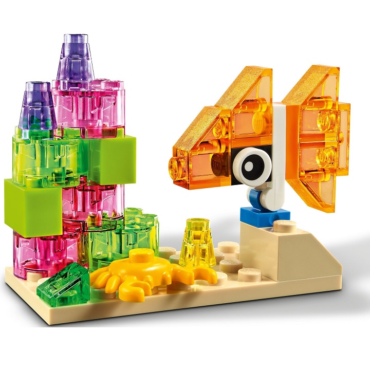 Đồ Chơi  LEGO Classic Hộp Lắp Ráp Sáng Tạo Trong Suốt 11013 Cho Bé Trên 4 Tuổi