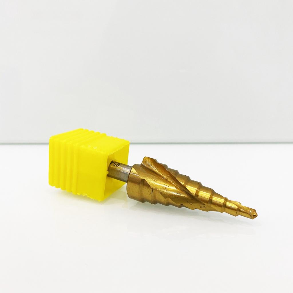 Mũi khoan tháp HSS-M2 đường kính khoan 4-20mm phủ titan siêu cứng KYNKO