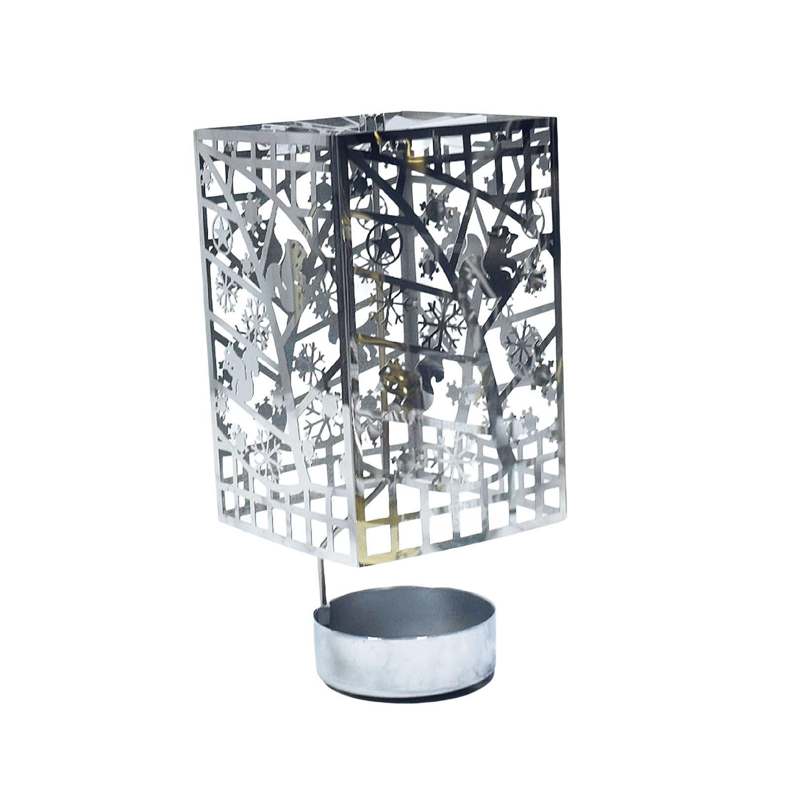Rotating Candle Holder Candlestick Tea Light Holder for Table Centerpiece