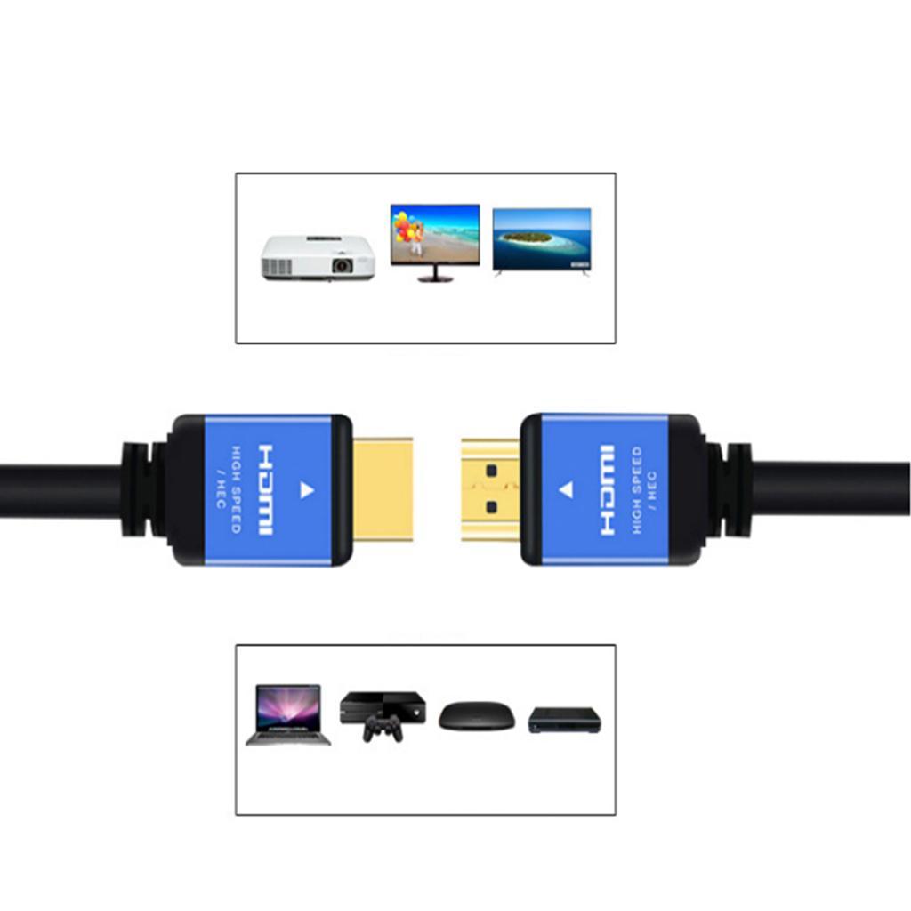 HDMI 2.0 Cable 3D 4K @60Hz Video Converter Cord High-Speed for TV PC 3meter