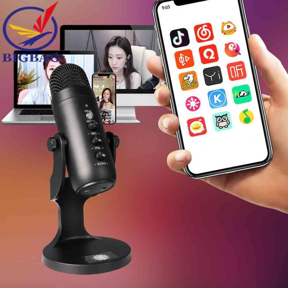 Mic Thu Âm Cổng USB Cho Máy Tính