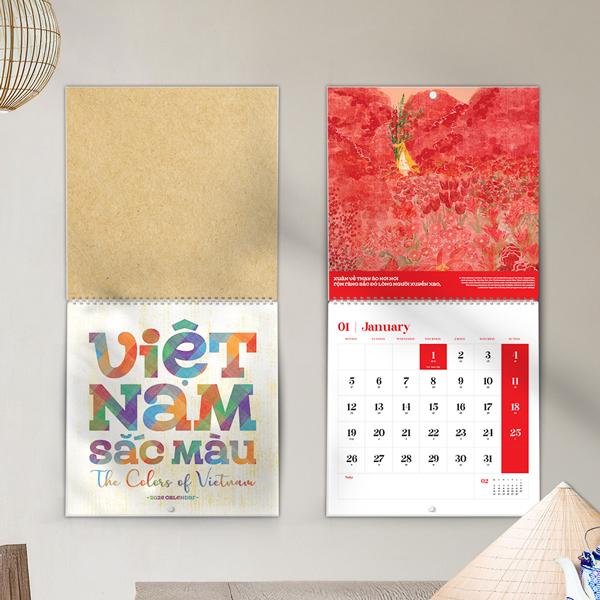 Lịch Treo Tường 2026 - Việt Nam Sắc Màu - SDstationery 2026-SD