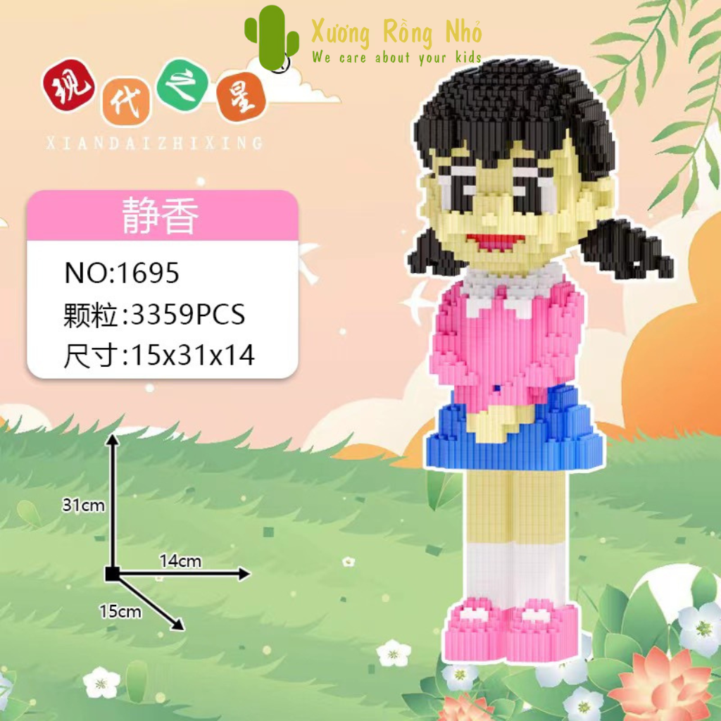 Mô Hình Nhân Vật Hoạt Hình Xuka 31cm Tặng Búa Xương Rồng Nhỏ