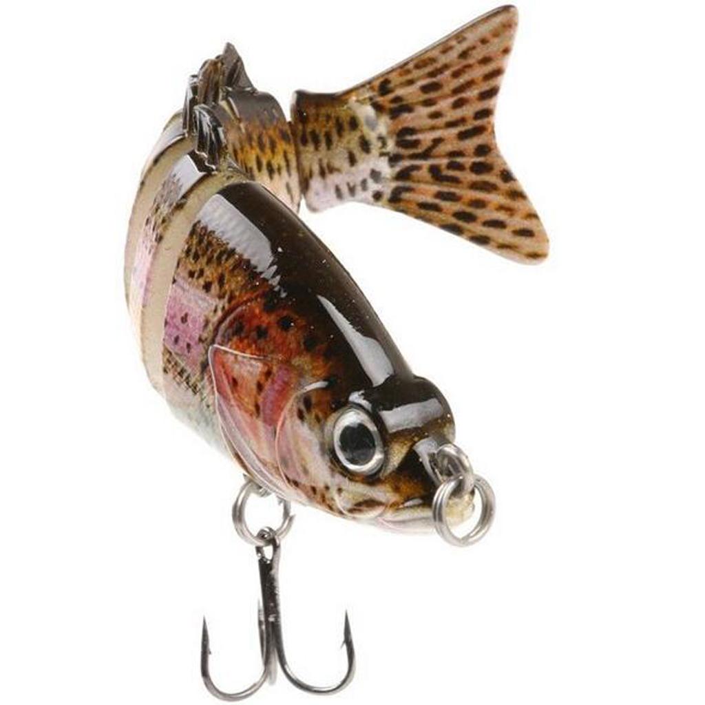 3.5inch Fishing Lure Multi Jointed  Swimbait Life Like Sinking Bass Bait