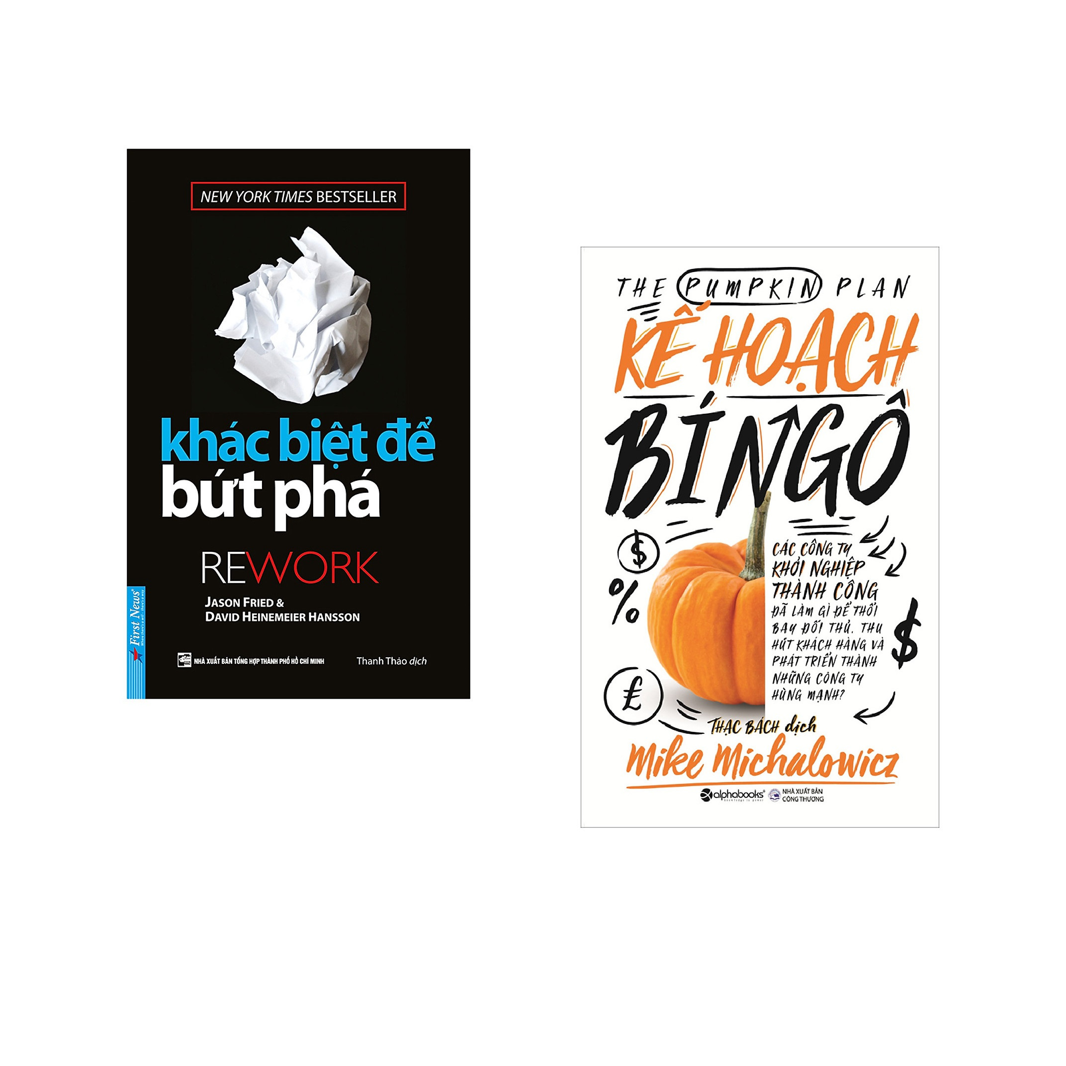 Combo 2 cuốn sách: Khác Biệt Để Bứt Phá + Kế hoạch bí ngô