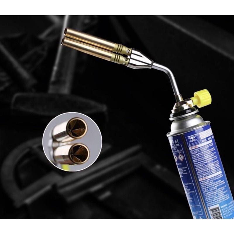 Khò ga đồng 2 nòng lắp bình gas mini