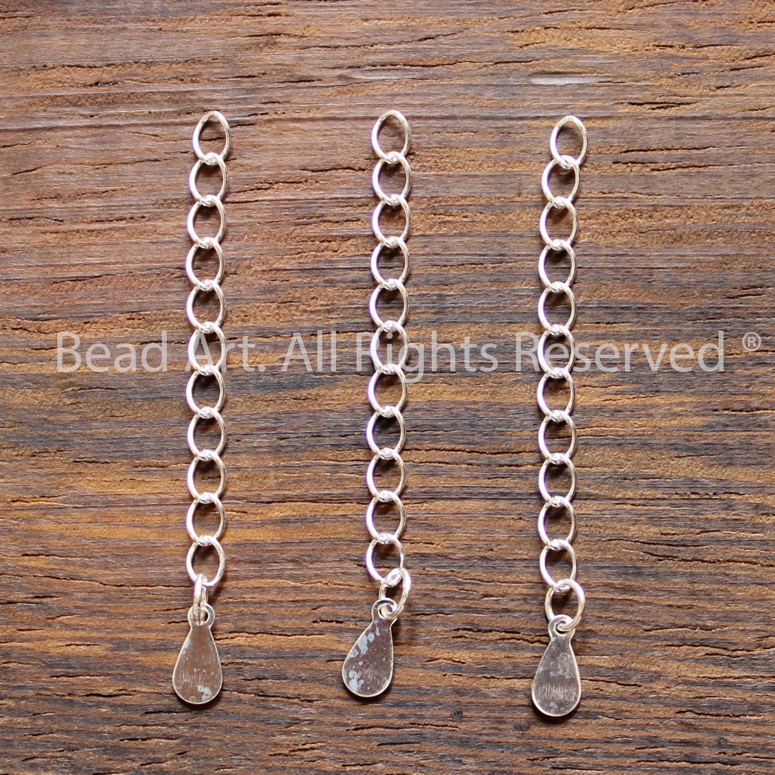 Charm Dây Xích Nối Dùng Dài Cho Lắc Tay Bạc 925, Phối Vòng Tay Phong Thuỷ - Bead Art