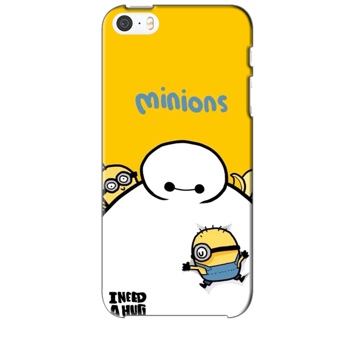 Ốp lưng dành cho điện thoại IPHONE 5 hinh Big Hero Minions