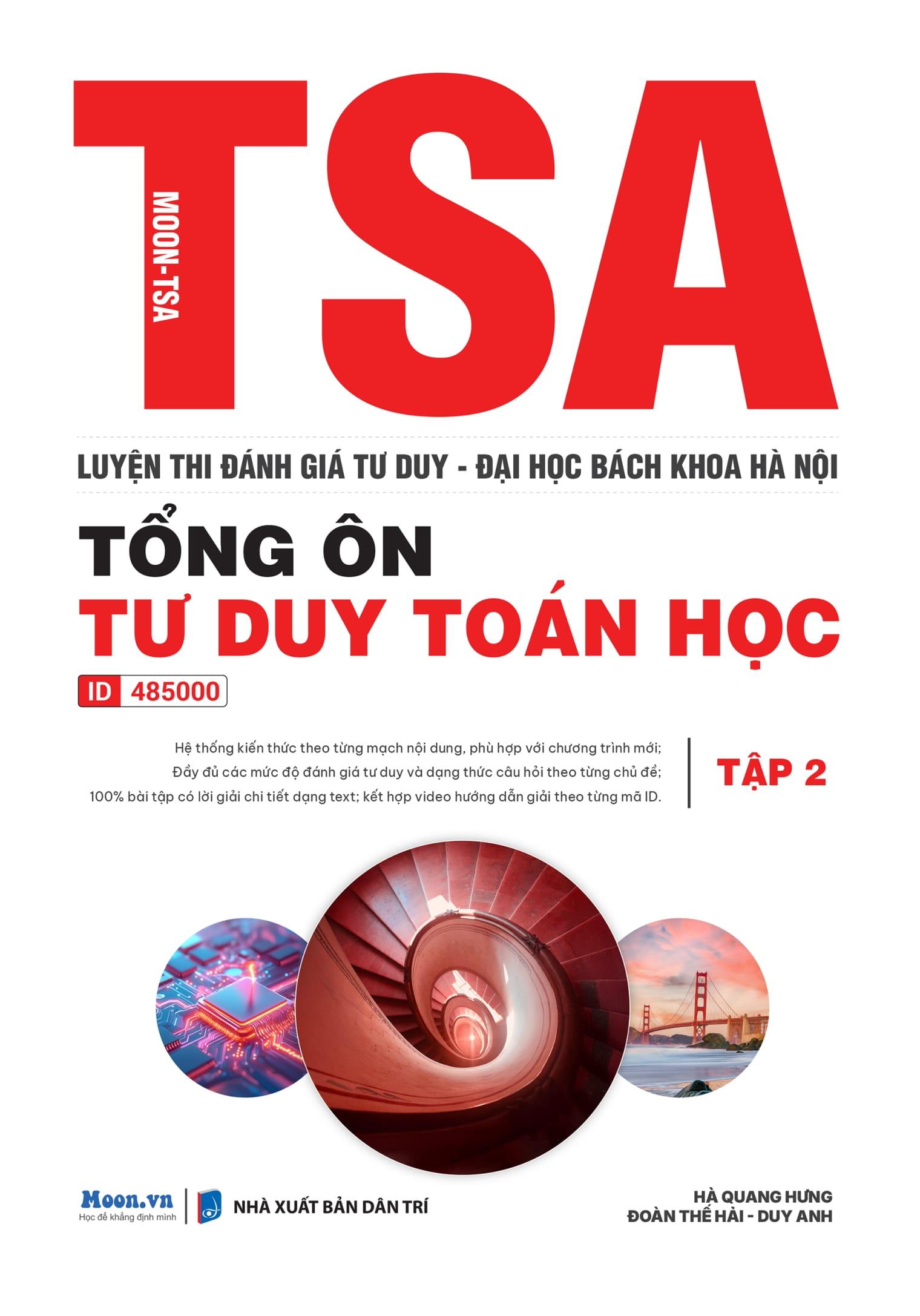Sách - TSA - Luyện Thi Đánh Giá Tư Duy Đại Học Bách Khoa Hà Nội - Tổng Ôn Tư Duy Toán Học - Tập 2