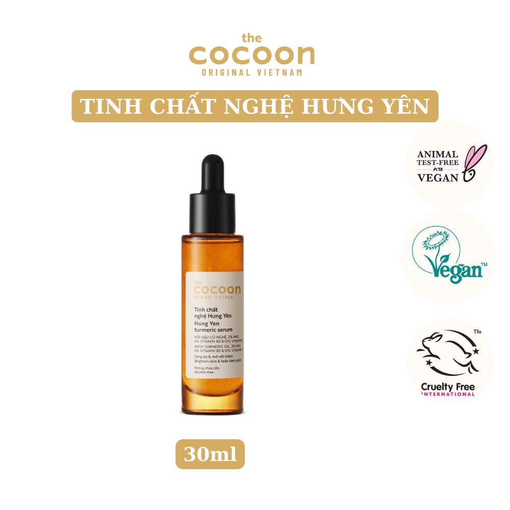 Tinh chất nghệ Hưng Yên Cocoon sáng da chuyên sâu & mờ vết thâm 30ml