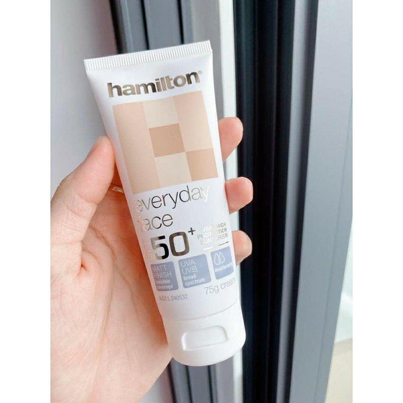 KEM CHỐNG NẮNG HAMILTON Úc Everyday Face SPF 50+ Nội địa Úc 75g