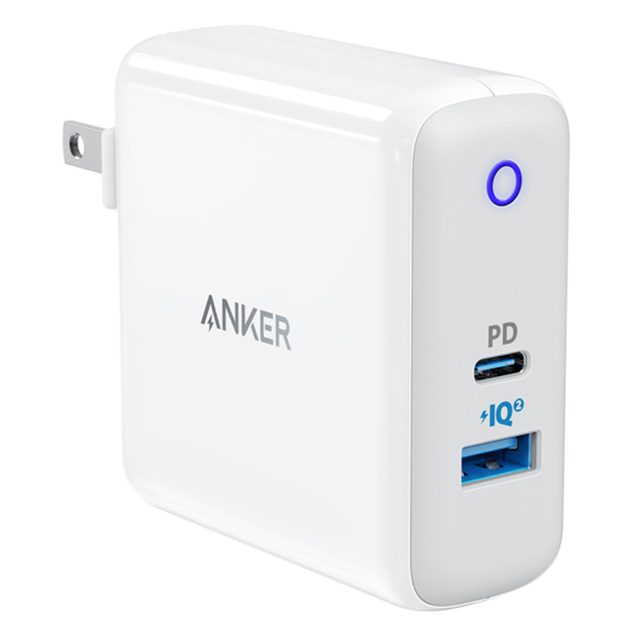 Adapter Sạc 2 Cổng Anker PowerPort II 49.5W - A2321 - Hàng Chính Hãng