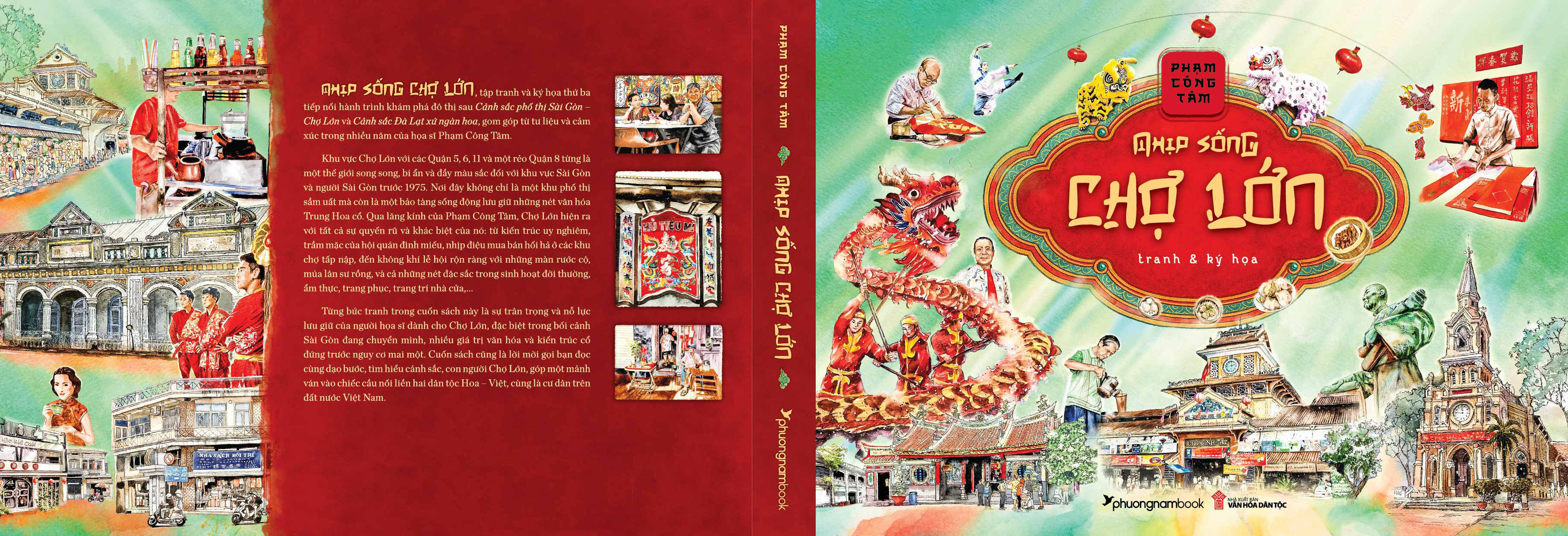 Sách Nhịp Sống Chợ Lớn (Tranh &amp; Ký Họa)