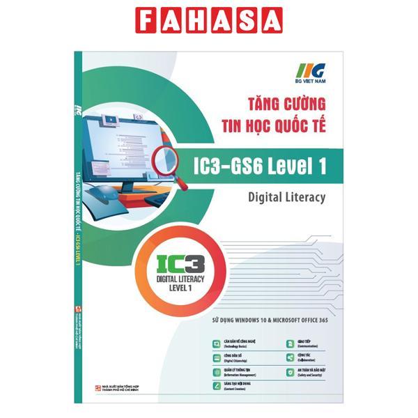 Sách - Sách Tăng Cường Tin Học Quốc Tế IC3 - Level 1, 2, 3 (Trọn bộ)