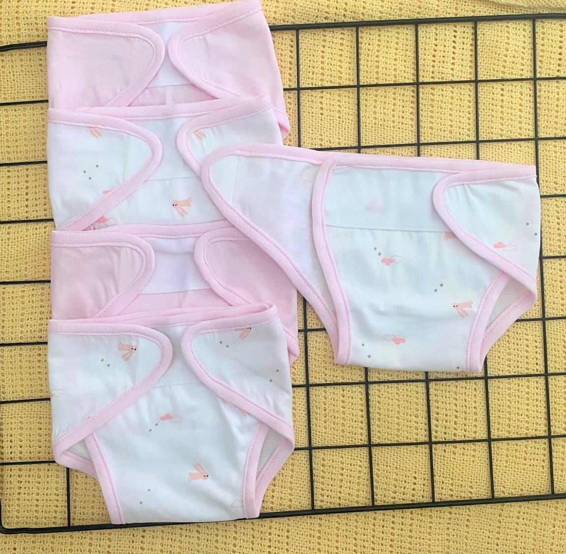 Set 10 Tã Vải Sơ Sinh cotton TOMTOM BABY | Size 1,2,3 cho bé sơ sinh -9kg | Chất vải cotton mềm, mịn, thoáng khí