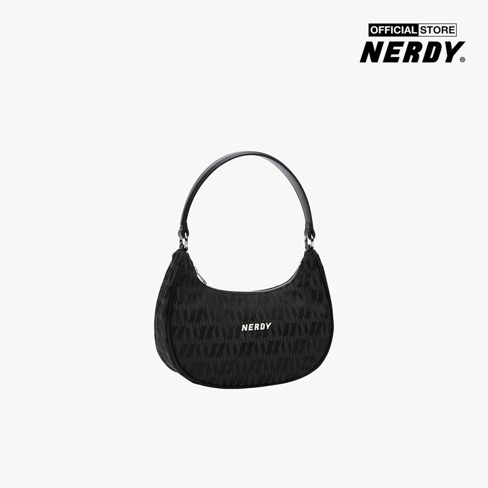 NERDY - Túi đeo vai nữ DNA Monogram Two Way Hobo PNES22AA07