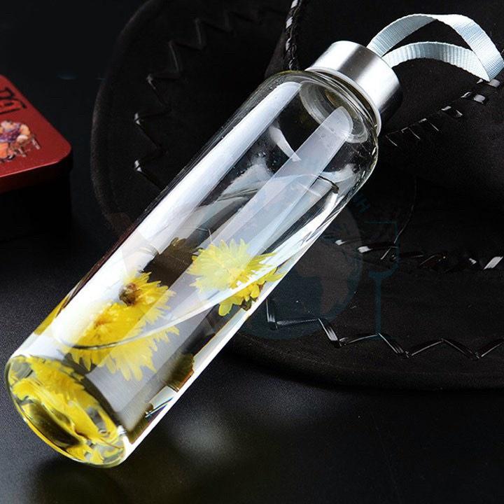 Bình nước thủy tinh Detox 500ml