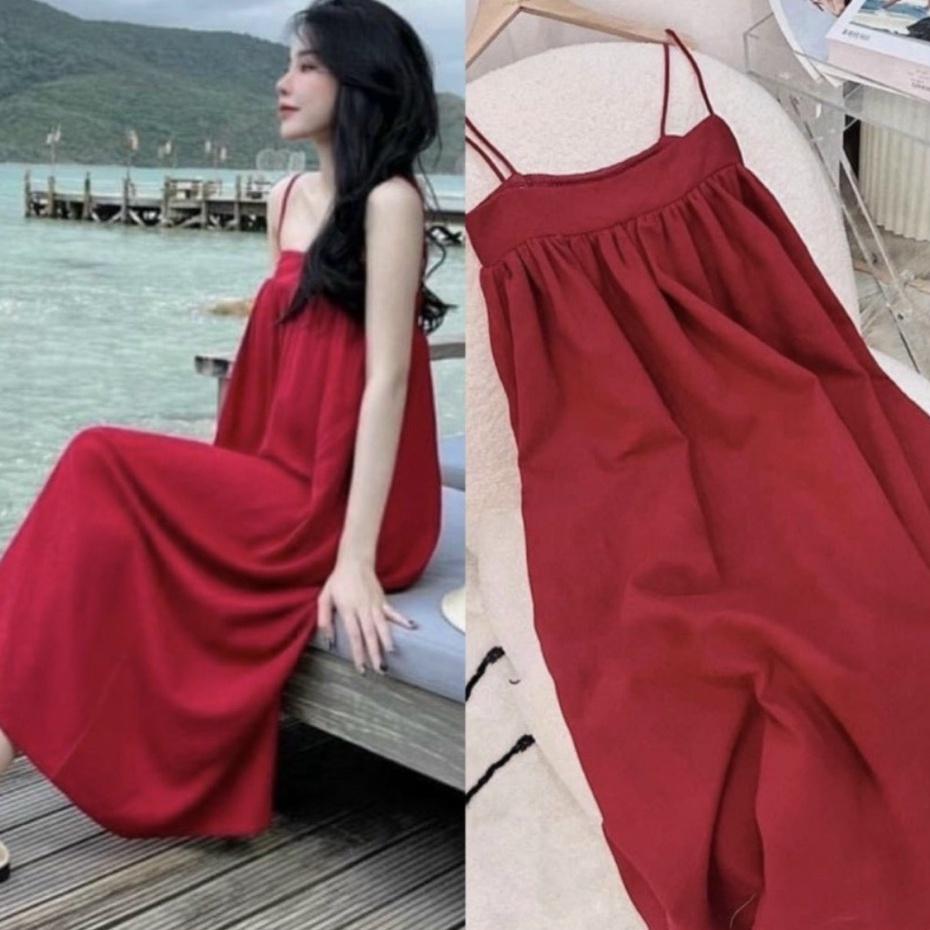 Váy Bầu 2 giây sang chảnh-Đầm Bầu Dáng Suông mùa hè Chất Mát freesize từ 45-75kg