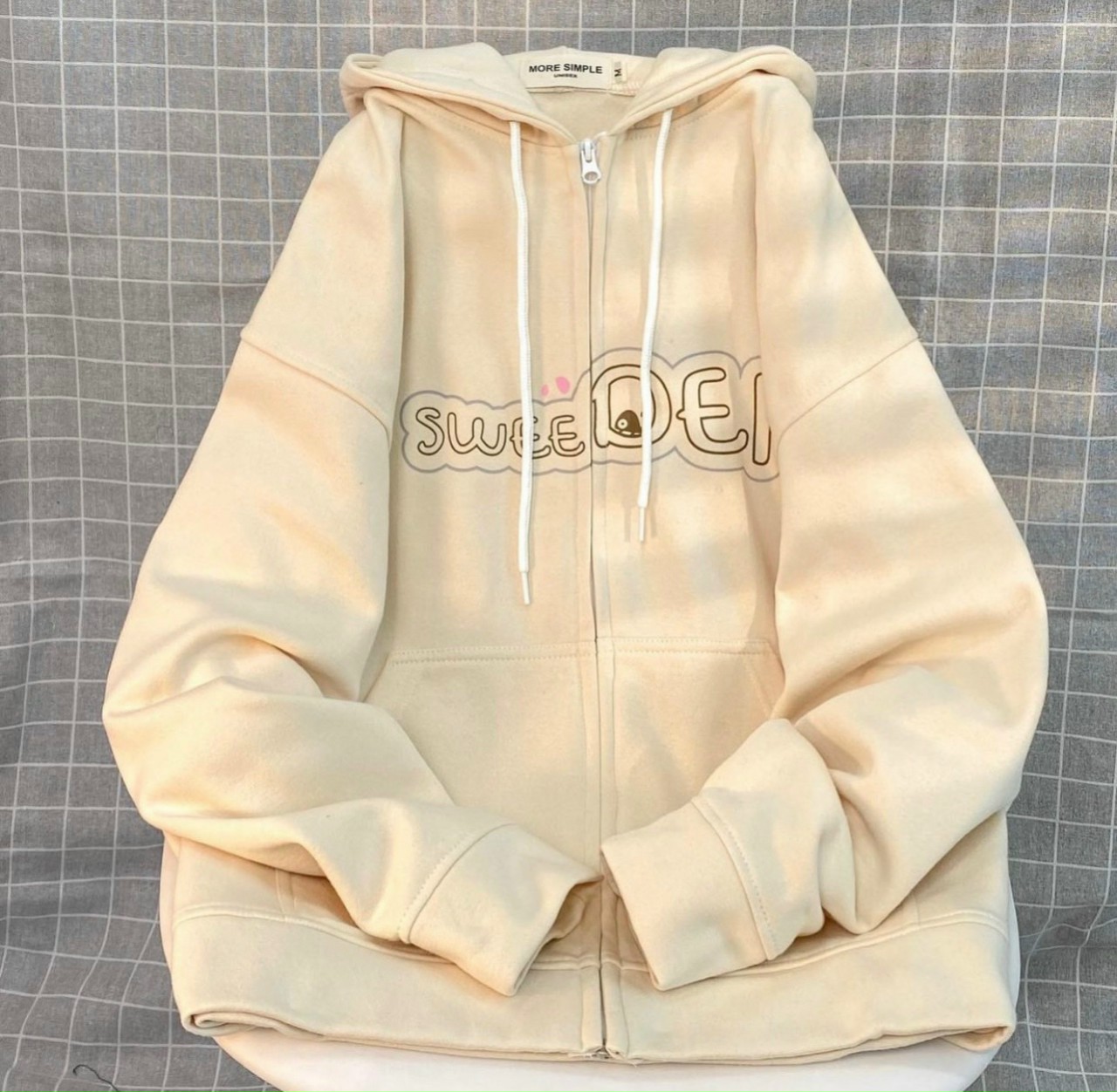 Áo Khoác Hoodie Zip SWD AND HOMMIES Form Rộng Vải Nỉ Bông Tay Dài Phong Cách Ulzzang Nam Nữ Unisex (Ảnh Thật/ Có Sẵn), Áo Hoodie ABC, Áo Khoác Nỉ Form Rộng Unisex Nam Nữ