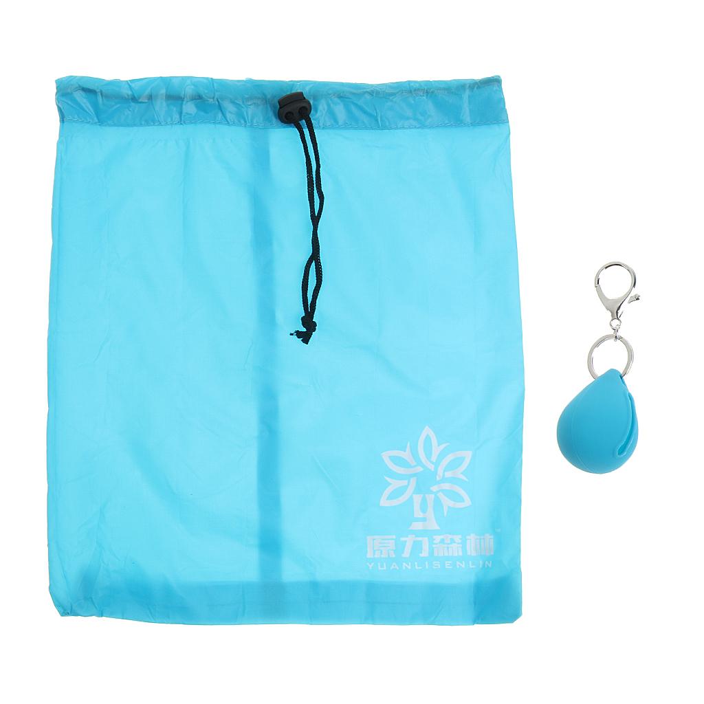 Portable Waterproof Stuff Sack Storage Bag Dust Bag Home Travel Camping blue