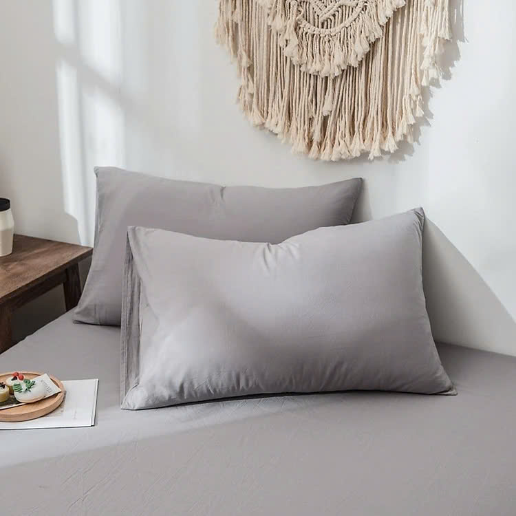 Vỏ gối nằm cotton tici kích thước tiêu chuẩn (2 chiếc) Cặp Vỏ Gối Cao Cấp 50x70cm Mềm Mịn Mát Lạnh 1 Cặp Vỏ, Áo Gối Nằm Đường May Chắc Chắn Vải Đẹp