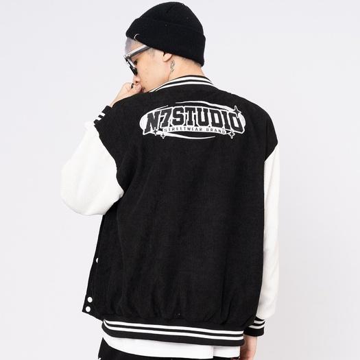 Áo Khoác Varsity Jacket N7 STUDIO bomber bóng chày basic nam nữ form rộng Local Brand