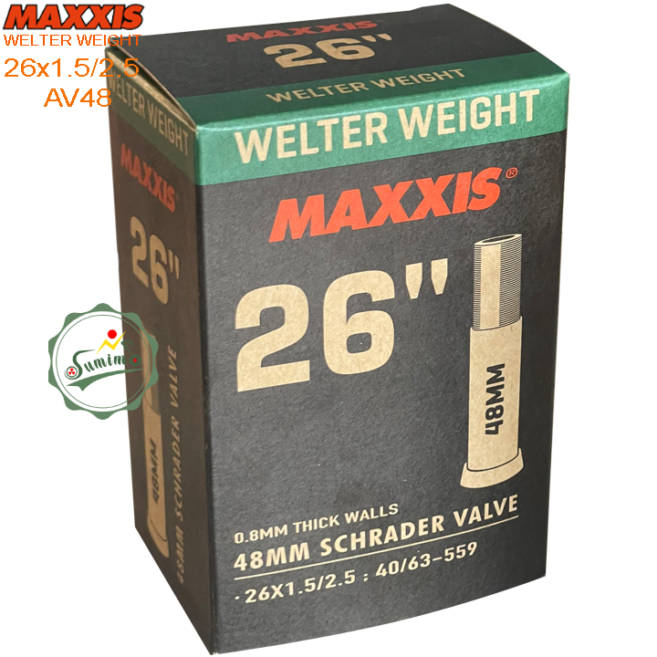 Ruột MAXXIS Welter Weight 26x1.5-2.5 Schrader Valve - Van lớn 48mm