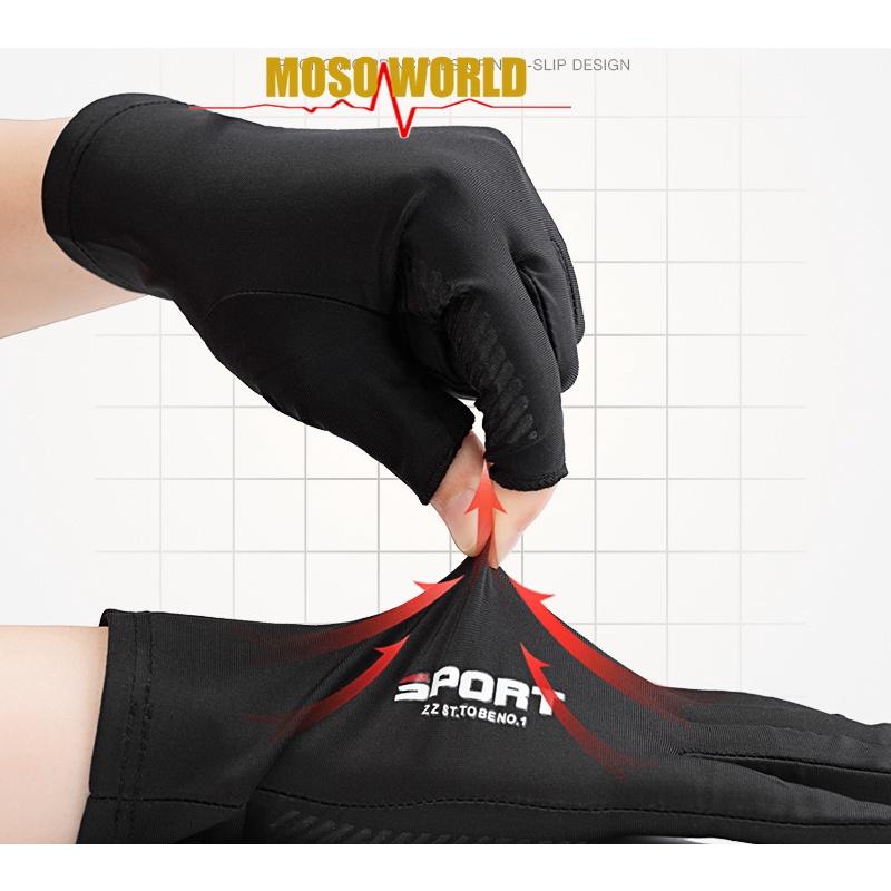 Găng tay MOSOWORLD hở ngón chống trượt thoáng khí dùng khi lái xe dành cho nam