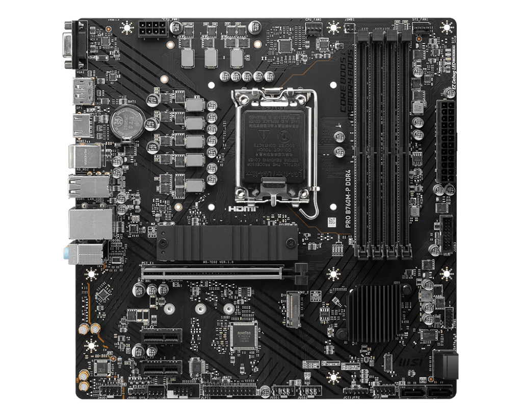 Mainboard MSI PRO B760M-P DDR4 ( B760/LGA1700/M-ATX/4 x DDR4/128GB ) - Hàng Chính Hãng