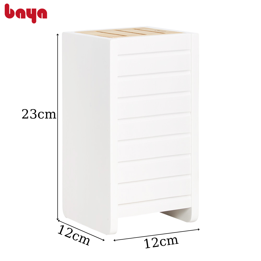 Combo 3 Kệ Nhà Bếp BAYA MOZART Làm Từ Gỗ Cao Su Phủ Sơn Trắng An Toàn, Dễ Vệ Sinh 1092691, 1092653, 1092714