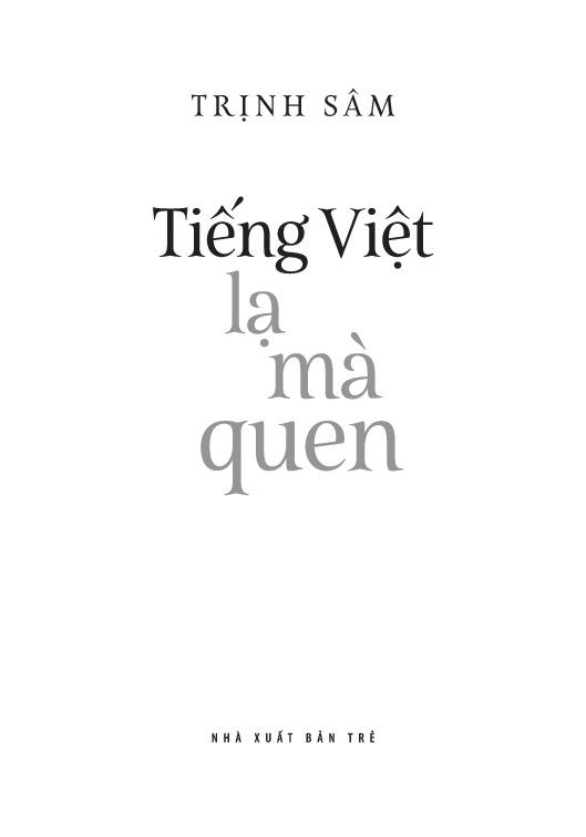 Sách - Tiếng Việt Giàu Đẹp - Tiếng Việt - Lạ Mà Quen