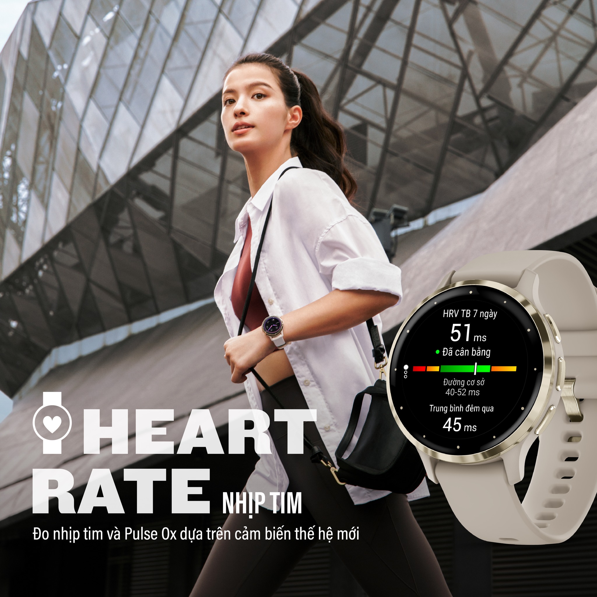 Đồng hồ thông minh Garmin Venu 3S (Thể thao, thể hình và theo dõi thể chất) - Hàng chính hãng