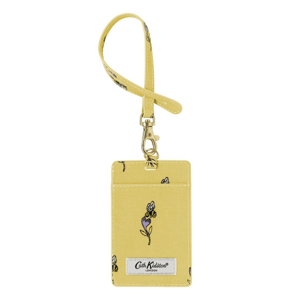 Cath Kidston - Thẻ đeo /I.D Holder - Bee &amp; Heart - Yellow -1042887