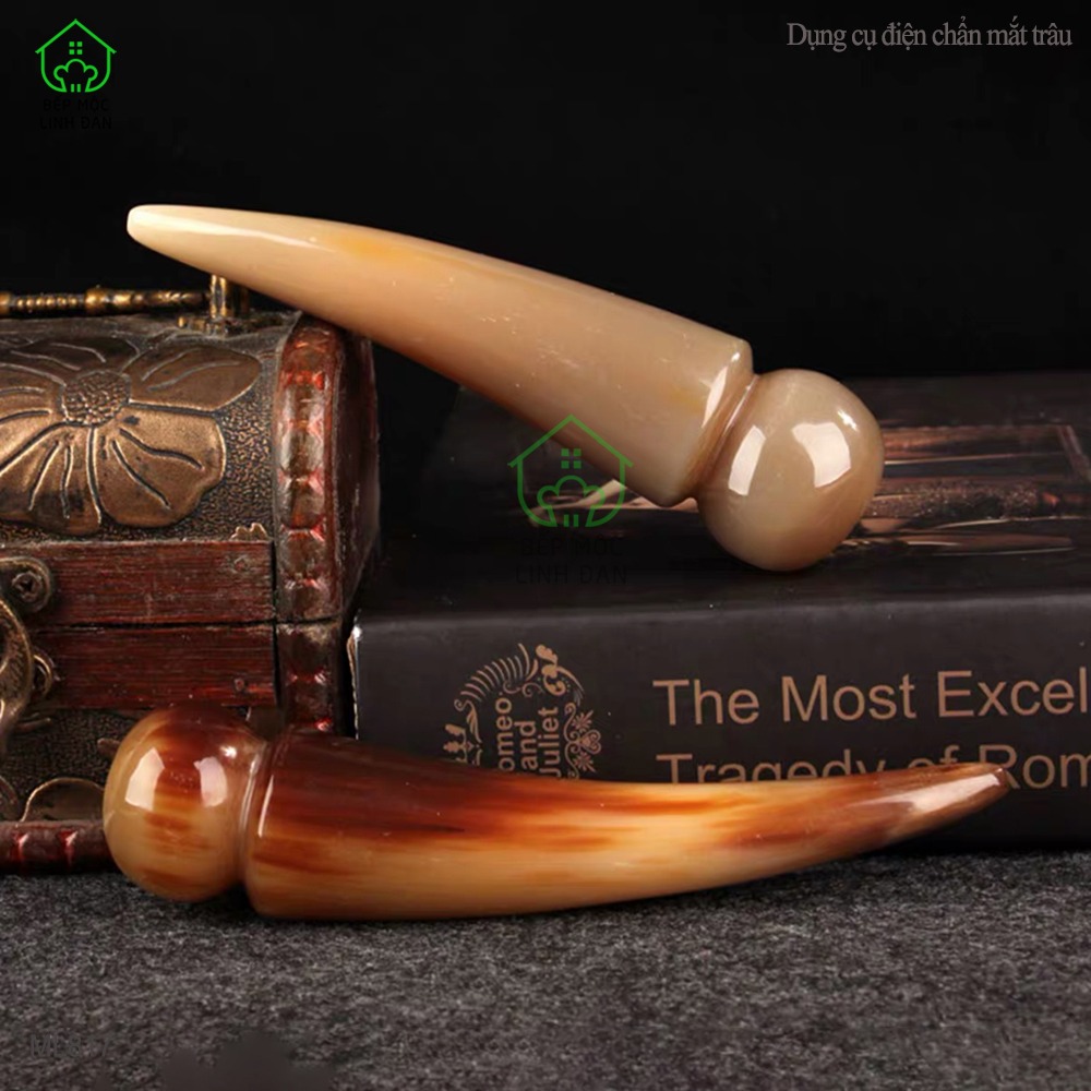 Dụng Cụ Điện Chẩn Bằng Sừng - Day Ấn Huyệt/ Gan/ Mật Đả Thông Kinh Mạch [ML817