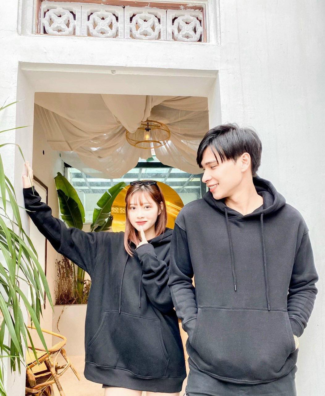 Áo hoodies trơn nam nữ phong cách couple năng động trẻ trung