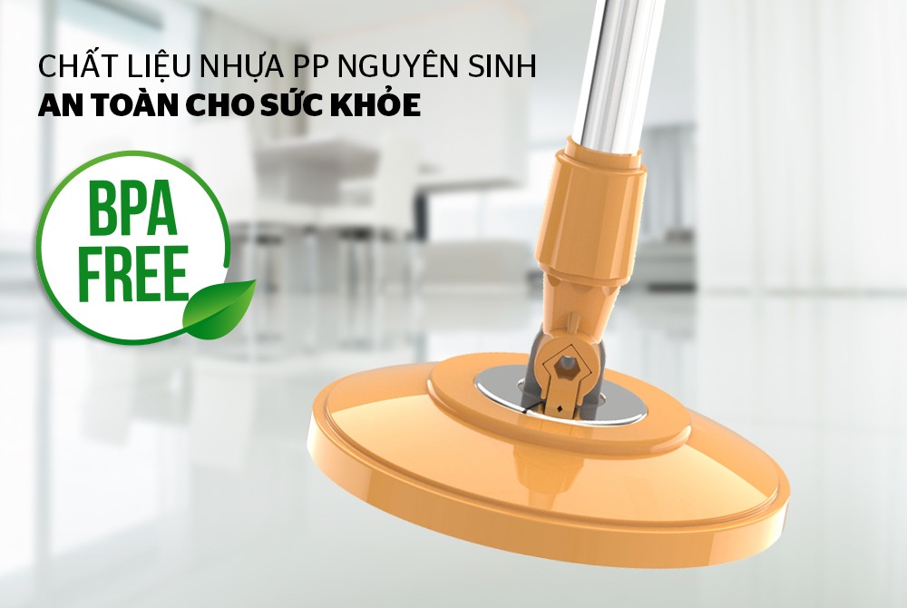 Cây lau nhà xoay 360 độ Sunhouse KS-MO350I - Hàng Chính Hãng