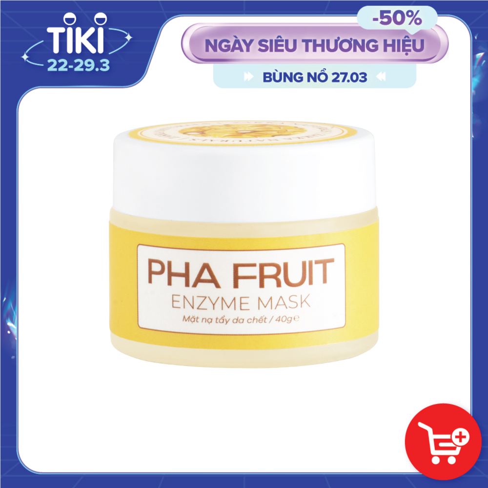 Mặt Nạ Enzyme Trái Cây Làm Sạch, Tẩy Tế Bào Chết Cho Da - PHA Fruit Enzyme Mask 40g Zakka Naturals