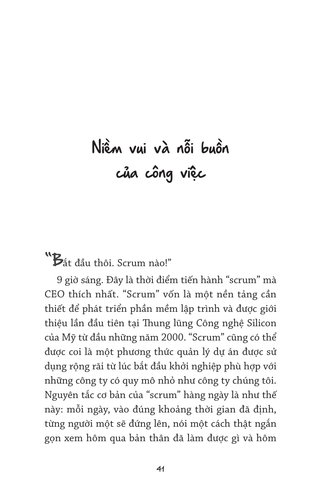 Niềm Vui Và Nỗi Buồn Của Công Việc _TRE