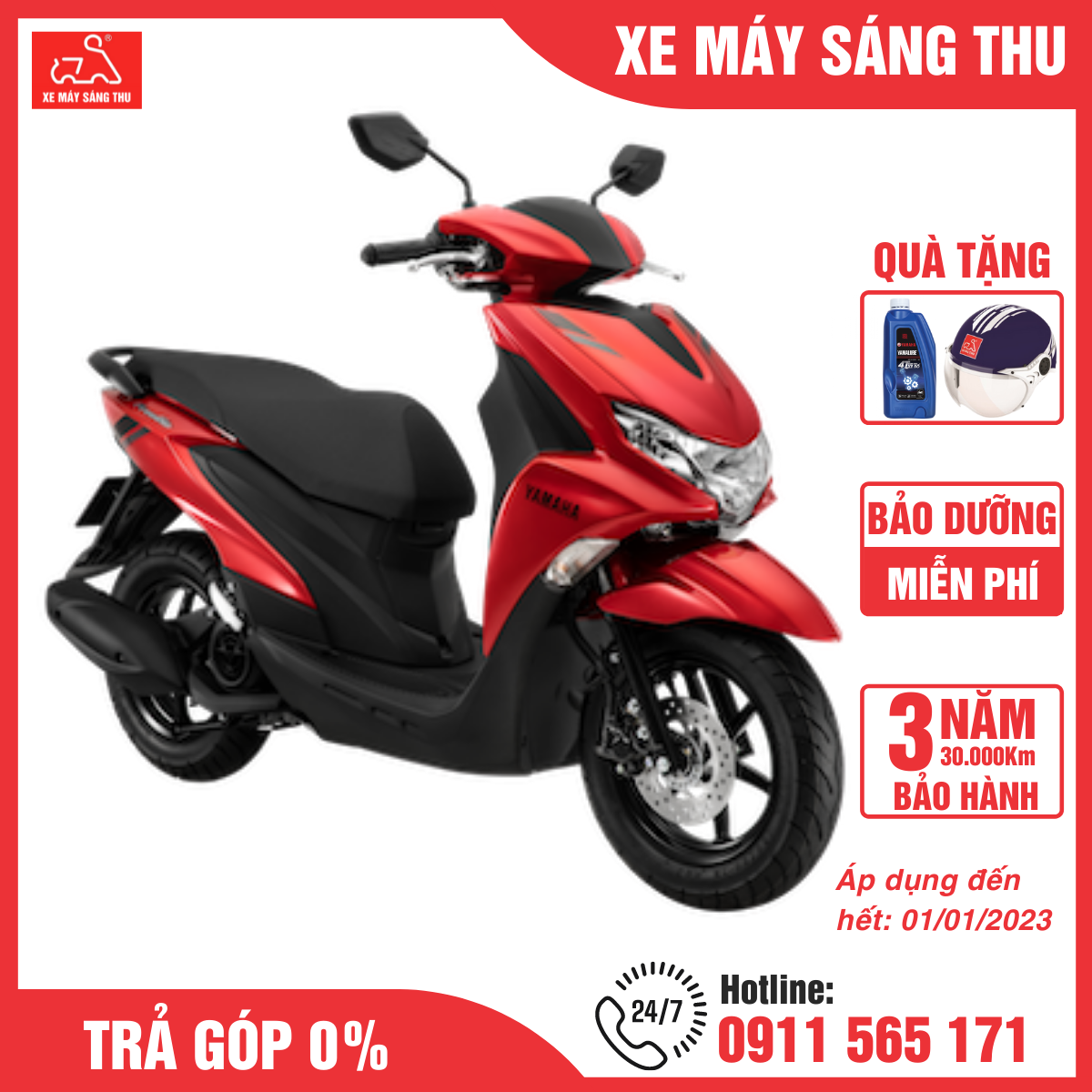 Xe Máy Yamaha Freego Phiên Bản Tiêu Chuẩn Màu Mới