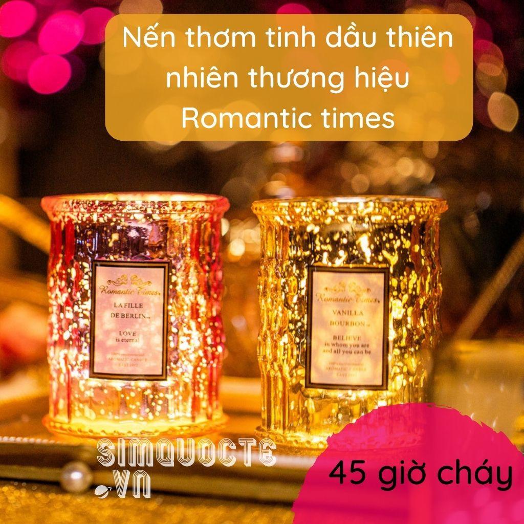 Nến thơm tinh dầu thiên nhiên 3 tầng hương Romantic Times