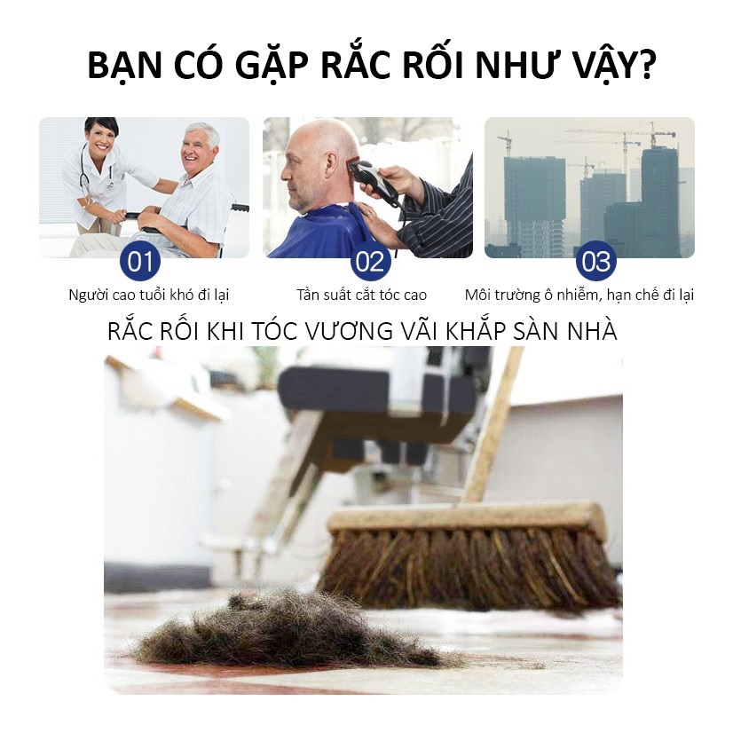 ROGTZ Áo Choàng Cắt Tóc Có Khay Hứng - Hàng Nhập Khẩu