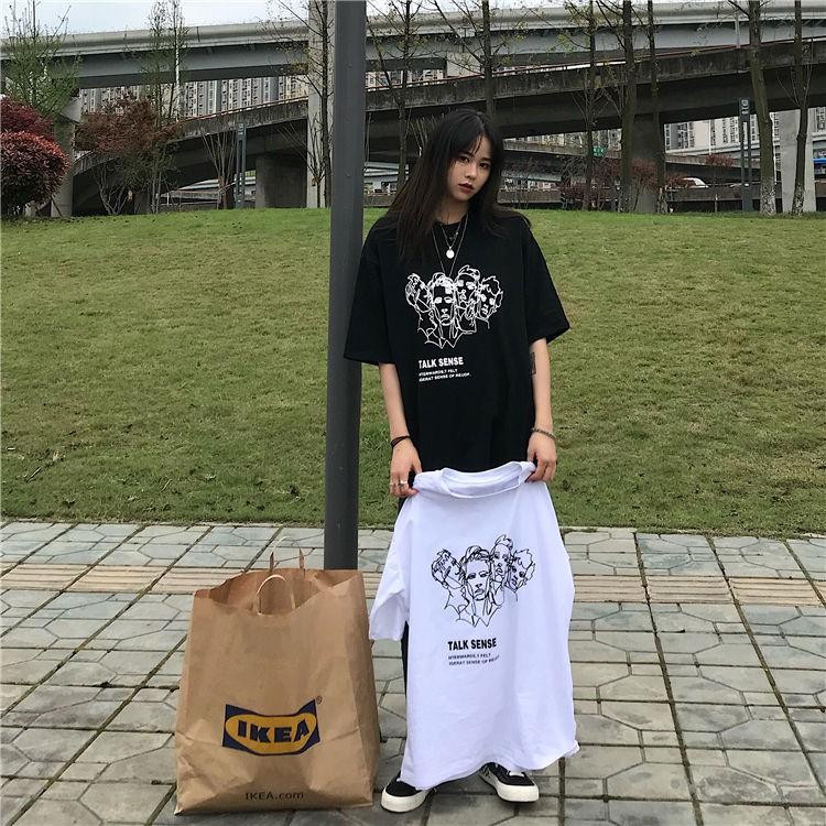 Áo thun oversize nam nữ talk sense chất liệu vải tốt cotton M L XL màu trắng Trumunisex aothununisex aophongnam