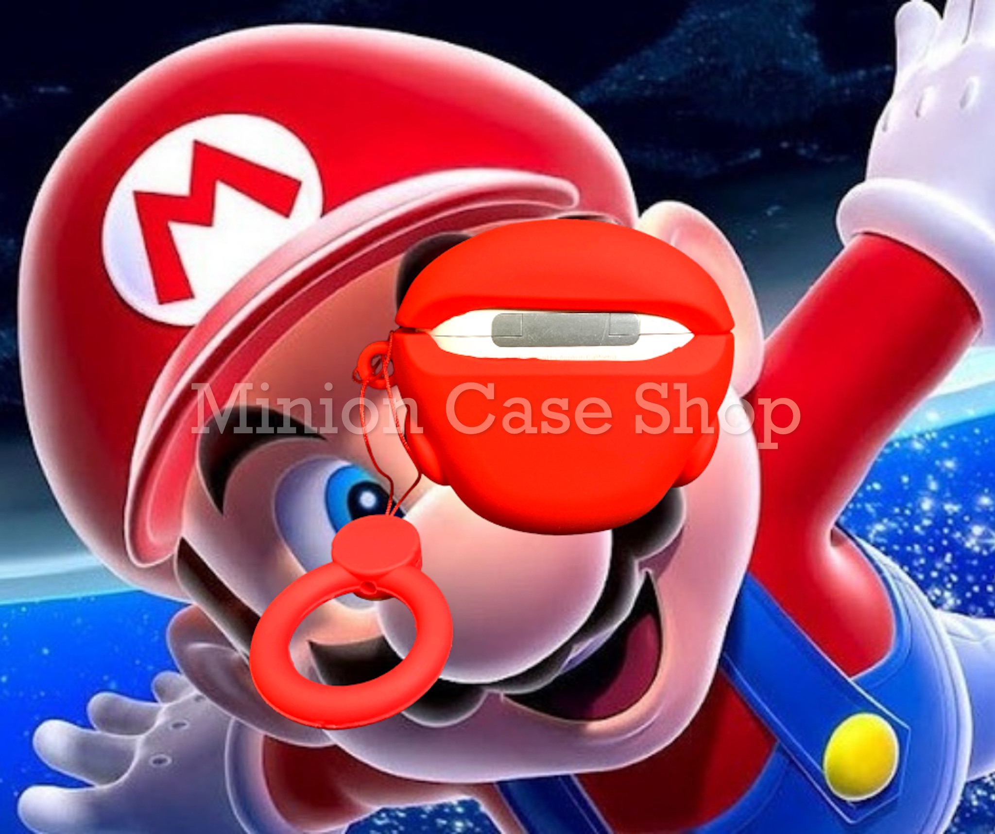 Bao Case Ốp dành cho Airpod 3 Mario kute silicon 3d cao cấp