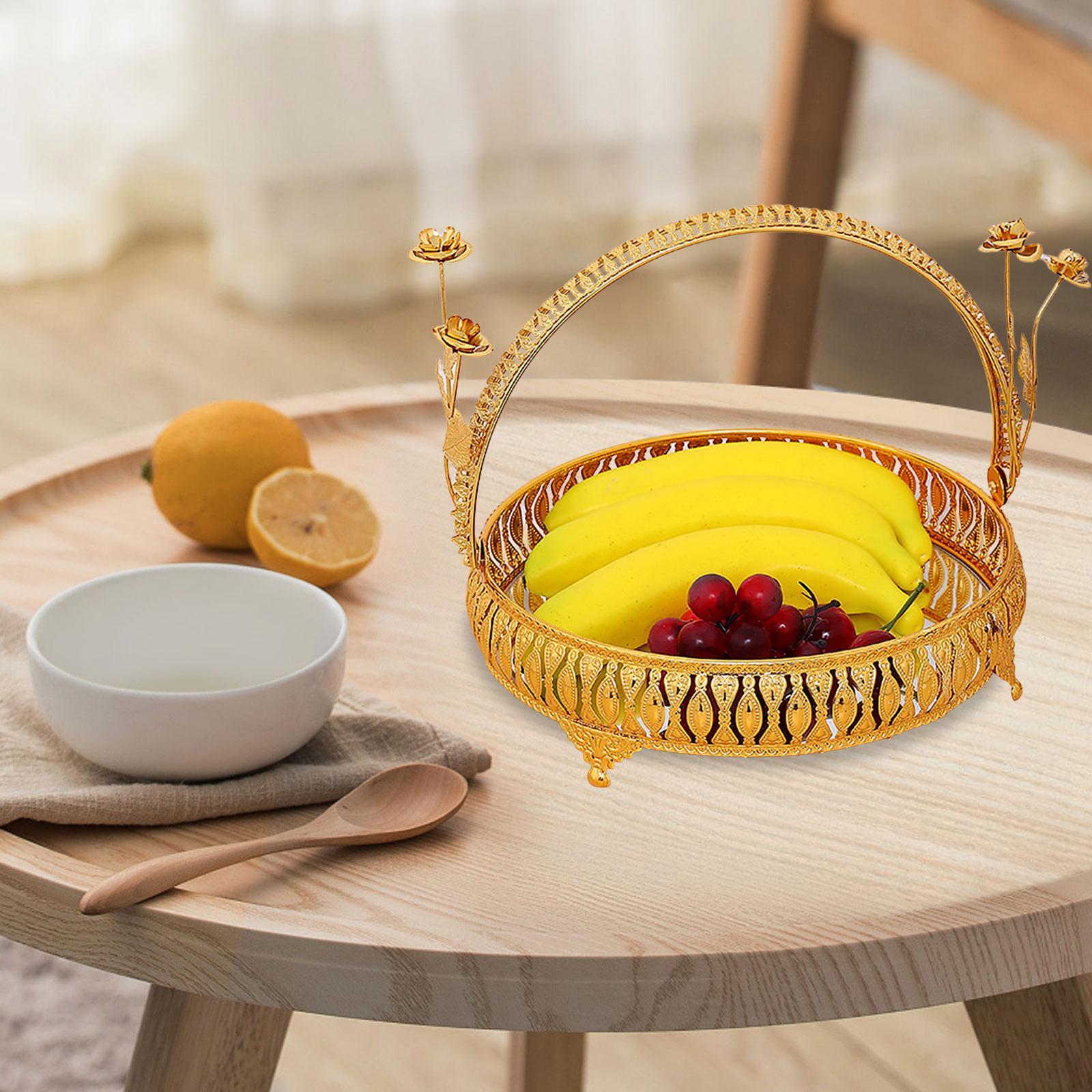 Dessert Plate Tray European Style Creative Fruit Tray for Hotel Kitchen Home