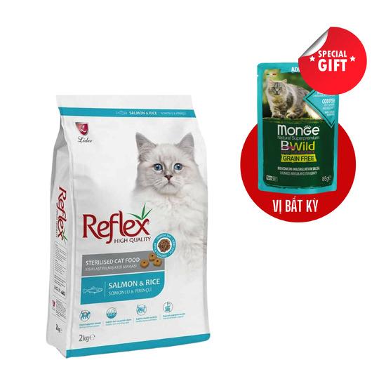 Thức ăn cho mèo Reflex Sterilised Cat Food Salmon & Rice (vị cá hồi) 2kg