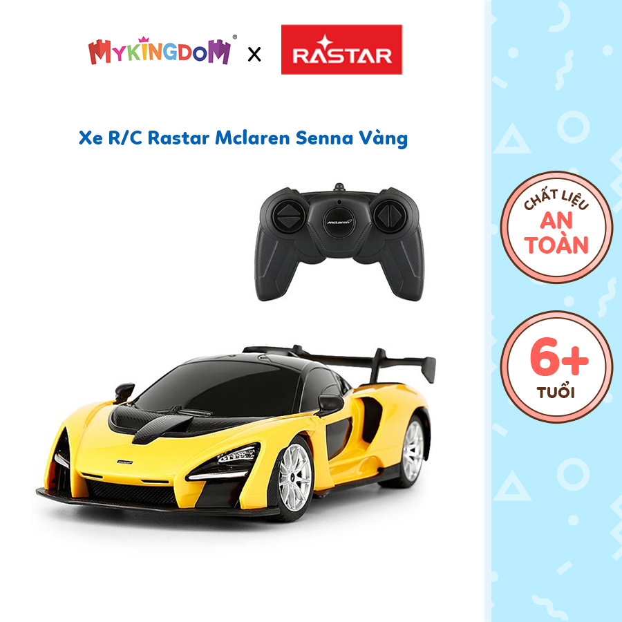 Đồ Chơi RASTAR Xe R/C 1:24 Mclaren Senna Màu Vàng R96700/YEL