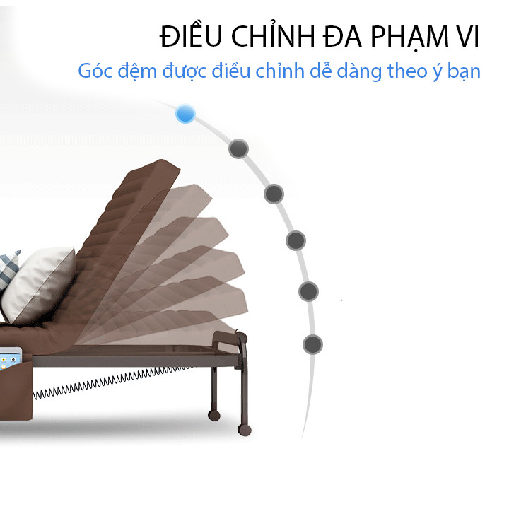 Sofa giường gập gọn - Giường gấp - Giường ngủ văn phòng Loại 70x192cm